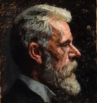 Self-portrait av Laurits Tuxen