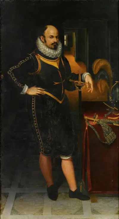 Ritratto Di Gentiluomo In Arme av Lavinia Fontana