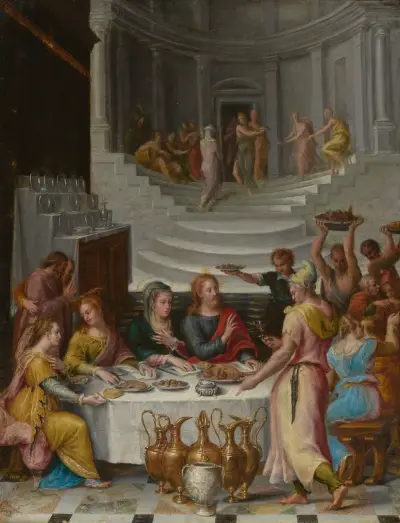 The Wedding Feast at Cana av Lavinia Fontana