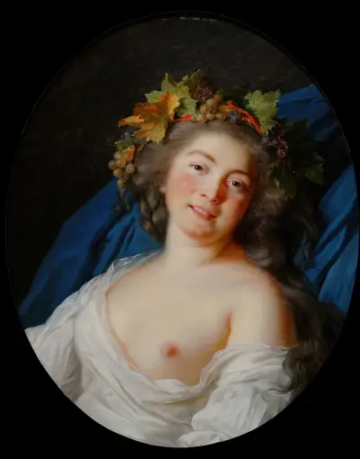 Bacchante av Elisabeth Louise Vigée Le Brun