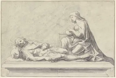 Grabmal des Nicolas de Bautru, Marquis de Vaubrun av Charles Le Brun