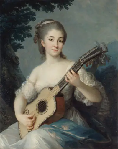 Porträtt av Marie-Louise-Adélaïde-Jacquette de Robien, vicomtesse de Mirabeau av Elisabeth Louise Vigée Le Brun