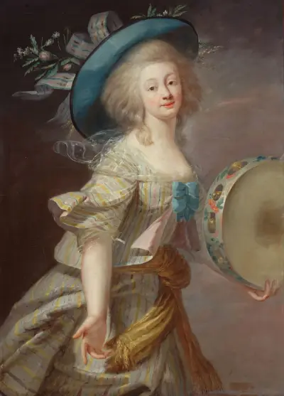 Porträtt av en dansös av Elisabeth Louise Vigée Le Brun
