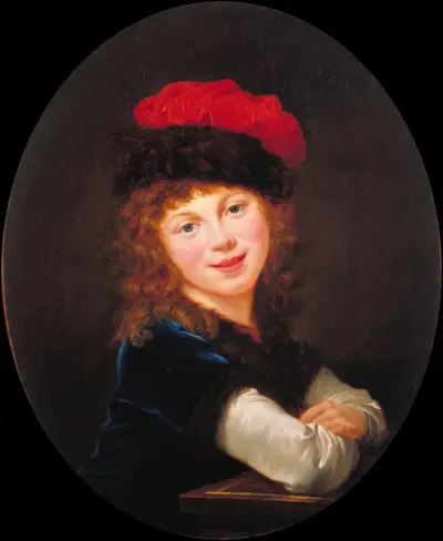 Portrait of a Girl (from 1788 until 1790) av Elisabeth Louise Vigée Le Brun