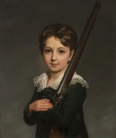Portrait of a young boy av Elisabeth Louise Vigée Le Brun