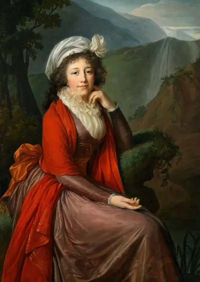 Porträtt av grevinnan Maria Theresia Bucquoi, född Parr av Elisabeth Louise Vigée Le Brun