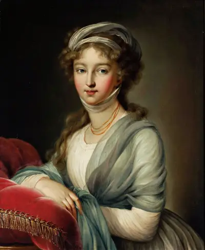 Porträtt av Elisabet Aleksejevna, tsar Alexander I:s hustru av Elisabeth Louise Vigée Le Brun