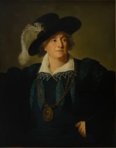 Portrait of Stanislaus Augustus Poniatowski (1732–1798) Dressed as Henry IV av Elisabeth Louise Vigée Le Brun