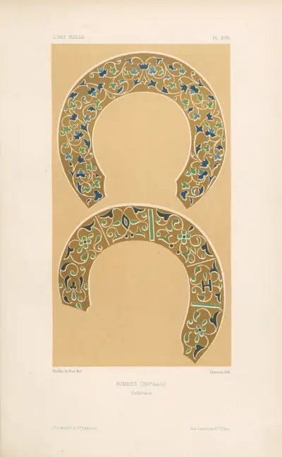 Nimbes (XVIe siècle). Orfèvrerie, 1877 – nr 1 av Eugène-Emmanuel Viollet-le-Duc
