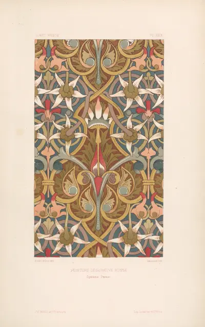 Peinture décorative russe. — Système persan av Eugène-Emmanuel Viollet-le-Duc