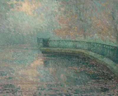 Balustraden, London av Henri Le Sidaner