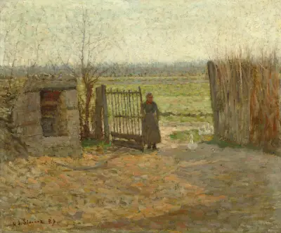 Gårdsporten av Henri Le Sidaner