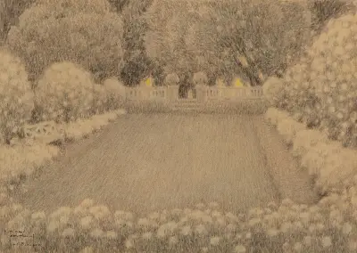 Le jardin blanc von Henri Le Sidaner