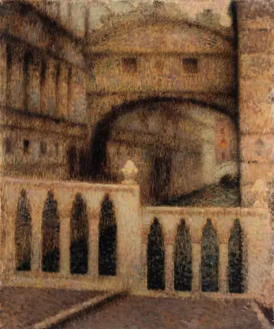 Le pont des Soupirs, 1906 av Henri Le Sidaner