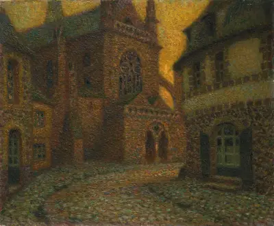 L’Église, Tréguier von Henri Le Sidaner