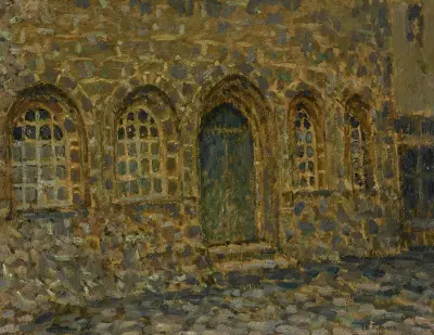 Gammalt hus, Tréguier av Henri Le Sidaner