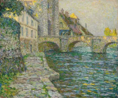 Matin Gris, Moret av Henri Le Sidaner