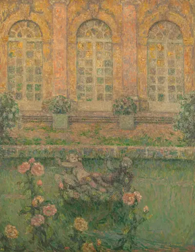 Roses de Trianon av Henri Le Sidaner