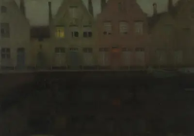 The quay av Henri Le Sidaner