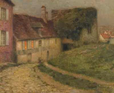 Gamla hus av Henri Le Sidaner