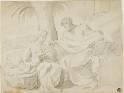 Holy Family av Eustache Le Sueur