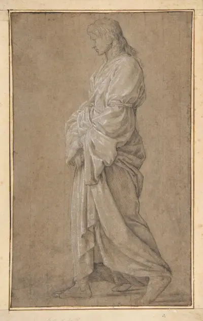Study for Saint Gervasius av Eustache Le Sueur