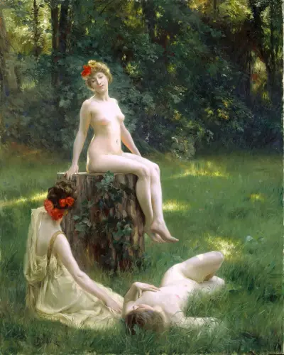 The Glade av Julius Leblanc Stewart