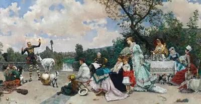 The Mountebank av Julius Leblanc Stewart