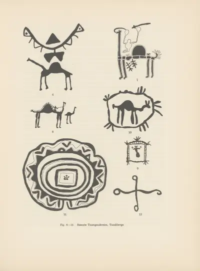 Ekade Ektab die Felsbilder Fezzans Pl.02 av Leo Frobenius