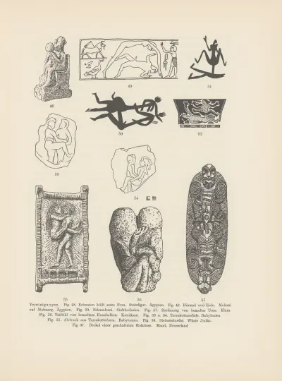 Ekade Ektab die Felsbilder Fezzans Pl.04 av Leo Frobenius