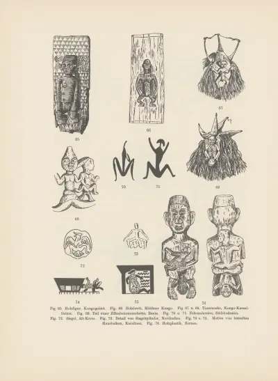 Ekade Ektab die Felsbilder Fezzans Pl.06 av Leo Frobenius