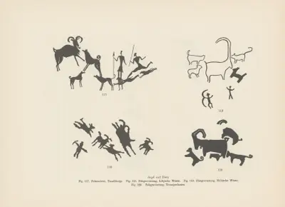 Ekade Ektab die Felsbilder Fezzans Pl.09 av Leo Frobenius