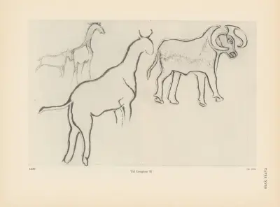 Ekade Ektab die Felsbilder Fezzans Pl.21 av Leo Frobenius
