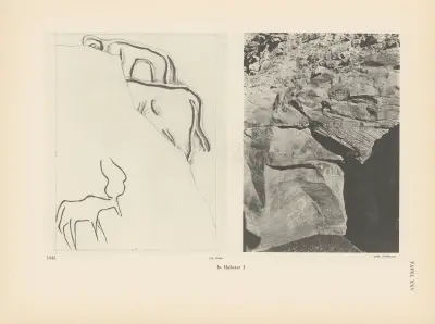 Ekade Ektab die Felsbilder Fezzans Pl.27 av Leo Frobenius