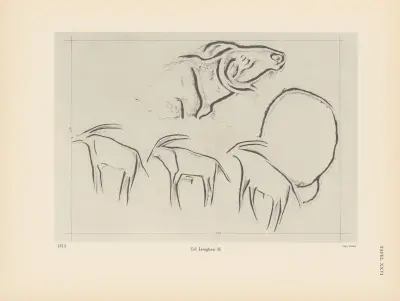Ekade Ektab die Felsbilder Fezzans Pl.28 av Leo Frobenius