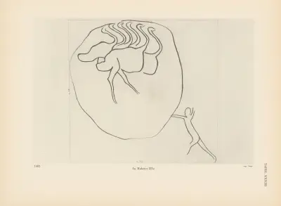 Ekade Ektab die Felsbilder Fezzans Pl.33 av Leo Frobenius