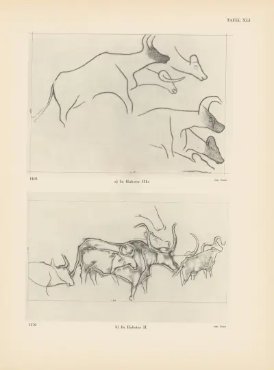 Ekade Ektab die Felsbilder Fezzans Pl.39 av Leo Frobenius
