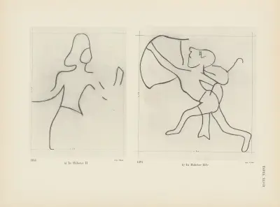 Ekade Ektab die Felsbilder Fezzans Pl.45 av Leo Frobenius