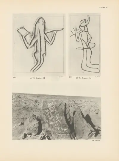 Ekade Ektab die Felsbilder Fezzans pl. 48 av Leo Frobenius