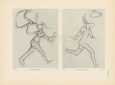 Ekade Ektab die Felsbilder Fezzans Pl.50 av Leo Frobenius
