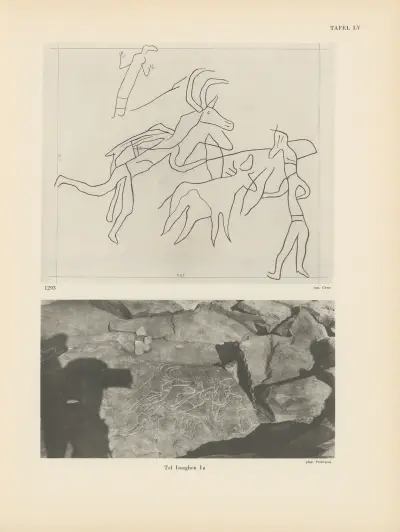 Ekade Ektab die Felsbilder Fezzans Pl.52 av Leo Frobenius