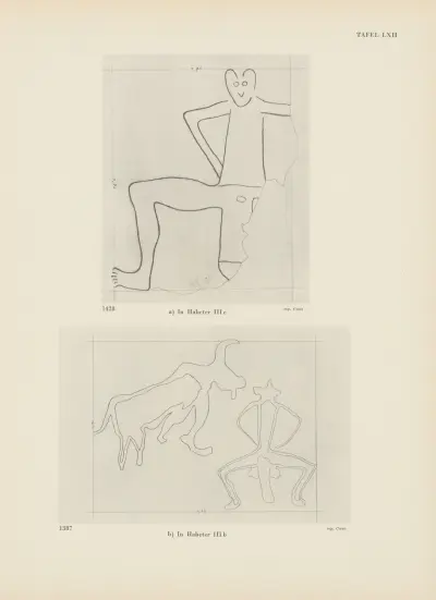 Ekade Ektab die Felsbilder Fezzans Pl.58 av Leo Frobenius