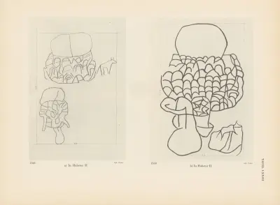 Ekade Ektab die Felsbilder Fezzans Pl.67 av Leo Frobenius