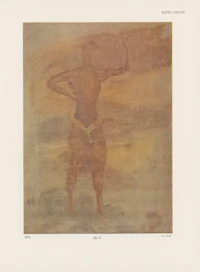 Ekade Ektab die Felsbilder Fezzans Pl.70 av Leo Frobenius