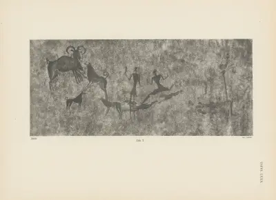 Ekade Ektab die Felsbilder Fezzans Pl.72 av Leo Frobenius
