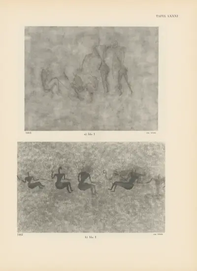 Ekade Ektab die Felsbilder Fezzans Pl.73 av Leo Frobenius