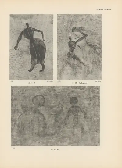 Ekade Ektab die Felsbilder Fezzans Pl.74 av Leo Frobenius
