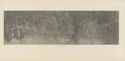 Ekade Ektab die Felsbilder Fezzans Pl.81 av Leo Frobenius