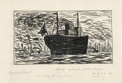 Ankomst till London av Leo Gestel