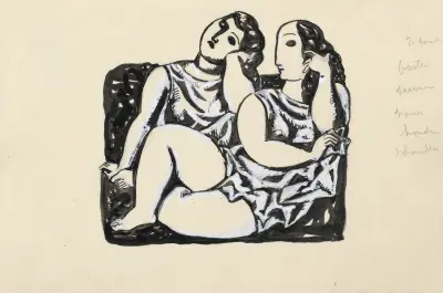 Badgäster av Leo Gestel